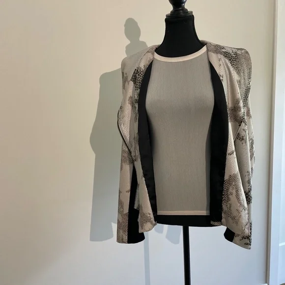 Python Snake Print Jacket Blazer - Picture 13 of 15